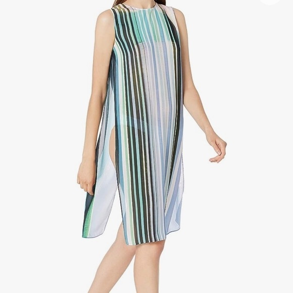 Clover Canyon Women's Striped Eclipse Cover-Up size XS - Picture 1 of 9